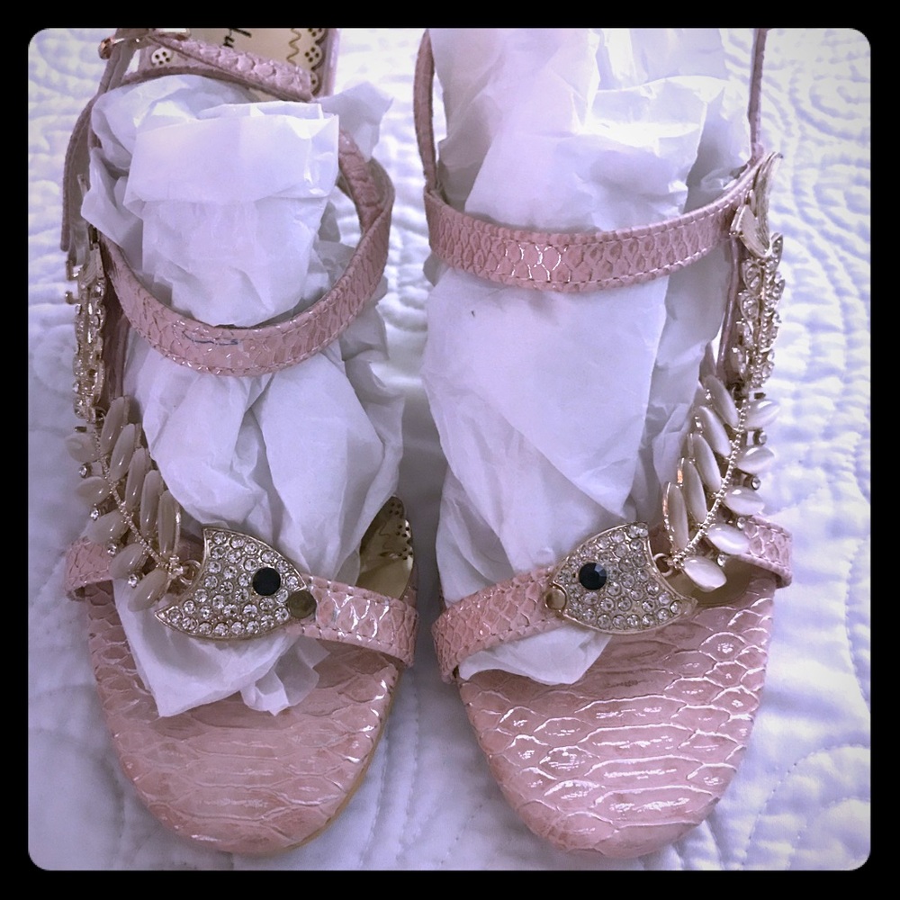 👠 Fish Design pink wedges!! 👠